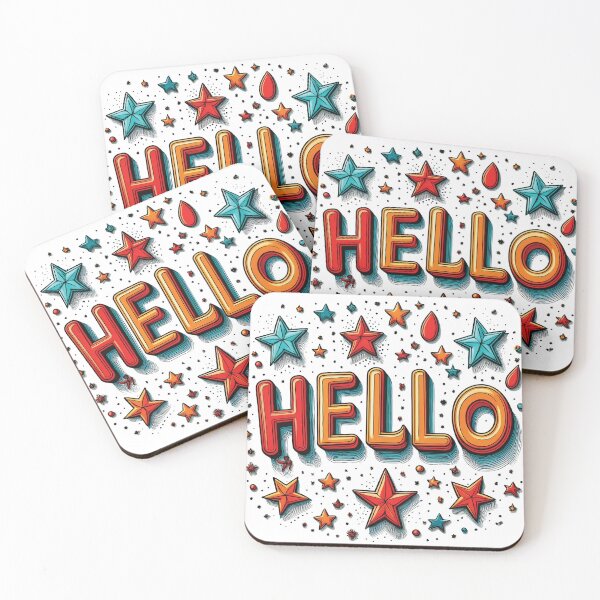 Item preview, HELLO designed and sold by CharlottePlaceArt.
