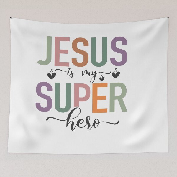 Item preview, Retro Jesus is my Super Hero designed and sold by artcultreone.