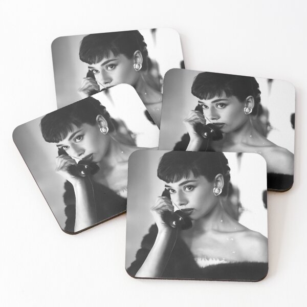 Item preview, Audrey Hepburn art portrait designed and sold by KaterinaLog.