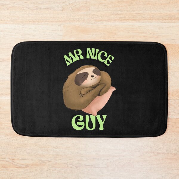 Item preview, MR NICE GUY Cute Lazy SLOTH Sleeping designed and sold by JusTiceT-shirts.