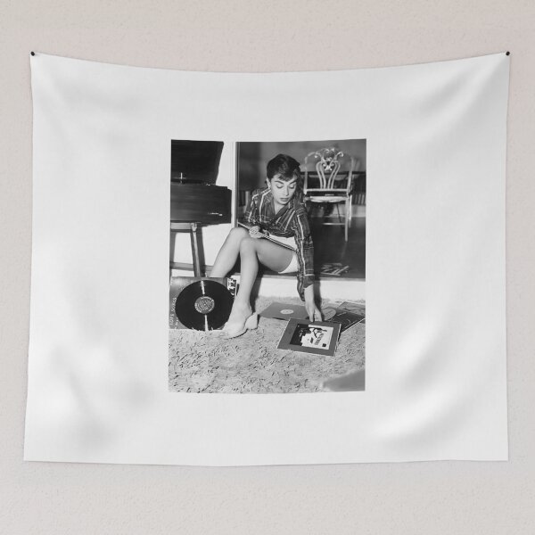 Item preview, Audrey Hepburn art portrait designed and sold by KaterinaLog.