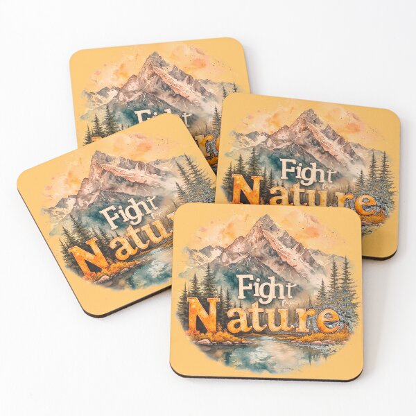 Item preview, Fight for Nature | Mountain Landscape with a Message designed and sold by Klara-Lablanca.