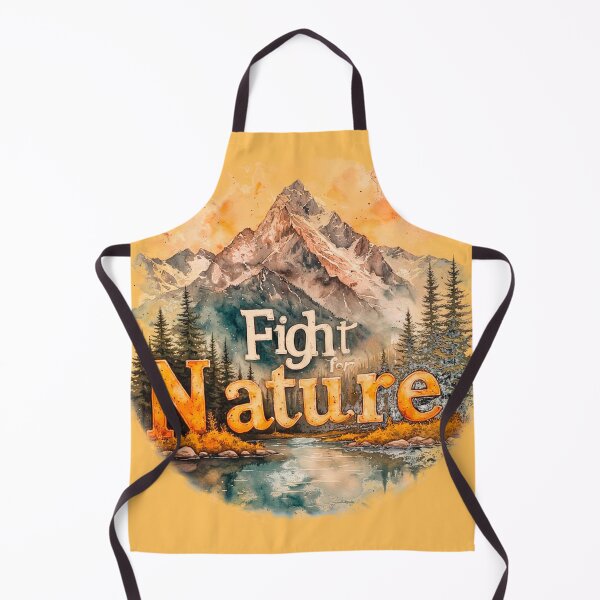 Item preview, Fight for Nature | Mountain Landscape with a Message designed and sold by Klara-Lablanca.