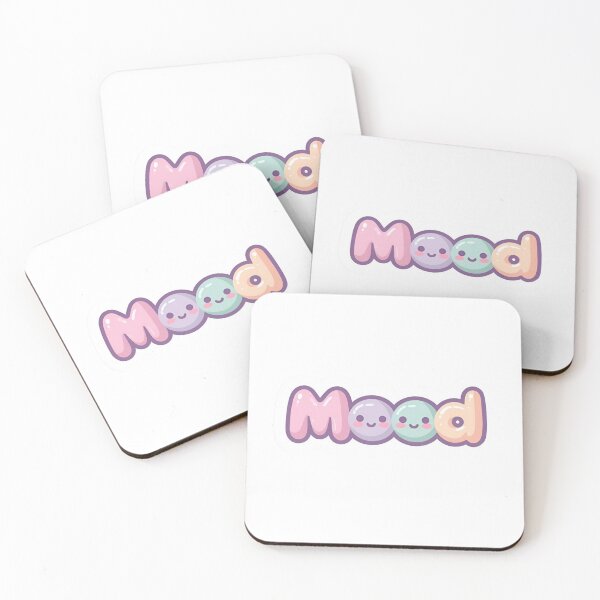 Item preview, Mood Bubble Lettering, Pastel Kawaii Typography Design designed and sold by Moodune.