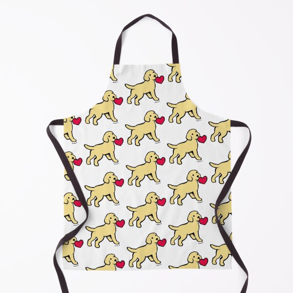 Item preview, Yellow Labrador Puppy with a Little Heart designed and sold by HappyLabradors.