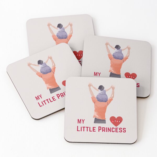 Item preview, Father Daughter Watercolor Art | "My Little Princess" Design designed and sold by alkareem-ca.