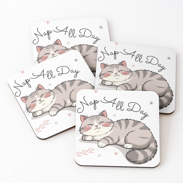 Item preview, Lazy Sleeping Cat - Nap All Day designed and sold by sherifshaaban.