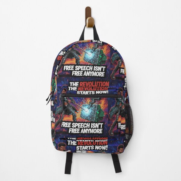 Item preview, The Revolution Starts Now! Free Speech Isn't Free Anymore  designed and sold by MattBStickers.