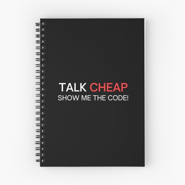 Item preview, Talk is cheap, show me the code designed and sold by Redstrawberry13.