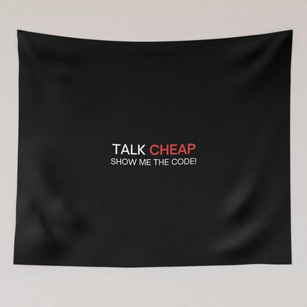 Item preview, Talk is cheap, show me the code designed and sold by Redstrawberry13.