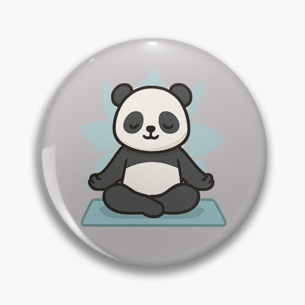Item preview, Breathe and stay calm with cute pandas designed and sold by Ach&Koor.