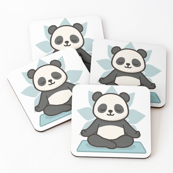 Item preview, Breathe and stay calm with cute pandas designed and sold by Ach&Koor.