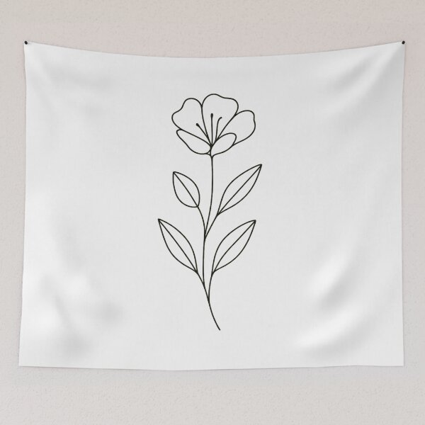 Item preview, floral lineal art designed and sold by melissabeta.