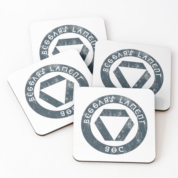 Item preview, Foundation - Beggar's Lament emblem - worn version designed and sold by The Common Tee.
