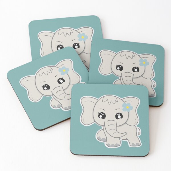 Item preview, Elephant Sticker – Kiana the Elephant designed and sold by NAMITRA.