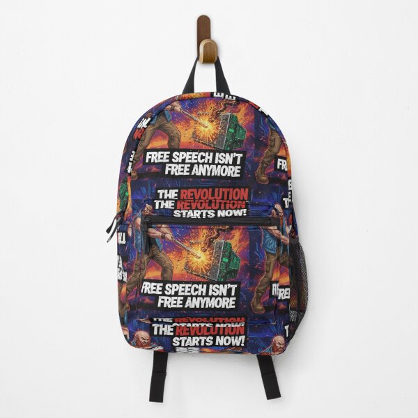Item preview, The Revolution Starts Now! Free Speech Isn't Free Anymore  designed and sold by MattBStickers.