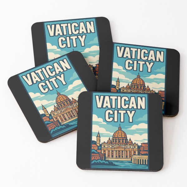 Item preview, Vatican City Italy Retro designed and sold by TomFrontierArt.