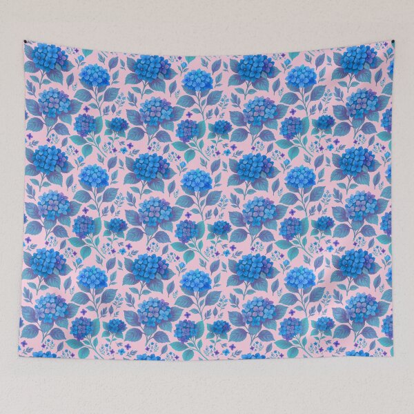 Item preview, Hydrangea Blue and Pink designed and sold by SilverPegasus.