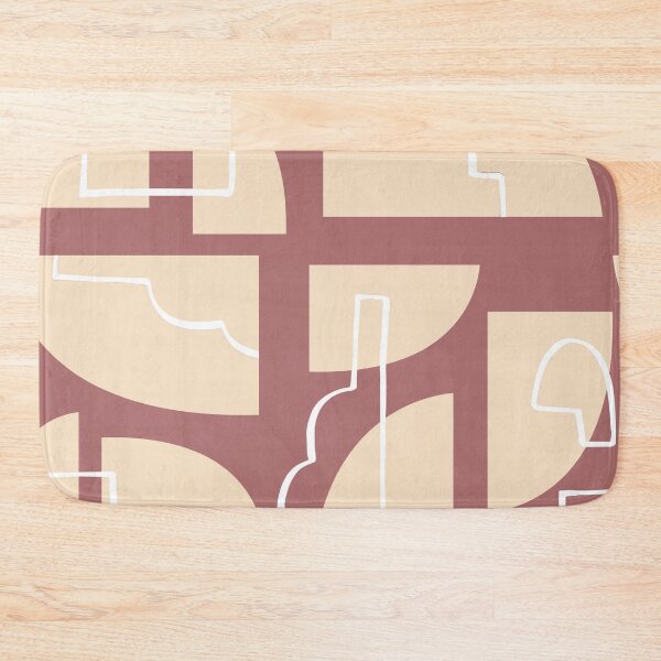 Item preview, Pattern of irregular shapes in pink shades designed and sold by Oana Andreea Shop.