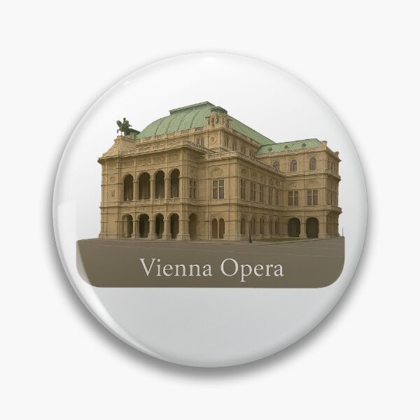 Item preview, Vienna Opera House Sticker – Vienna State Opera Architecture designed and sold by RafenStein.