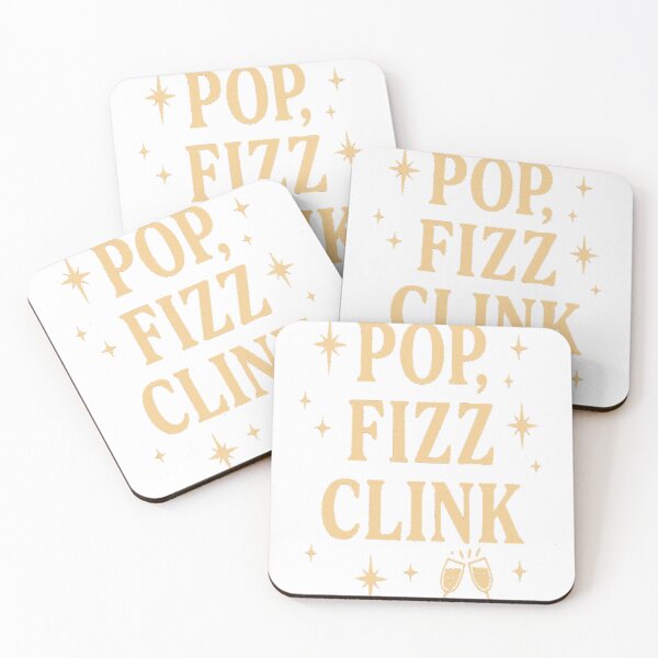 Aperçu de l'œuvre Conception de célébration de champagne Pop Fizz Clink créée et vendue par NitkiStudio.