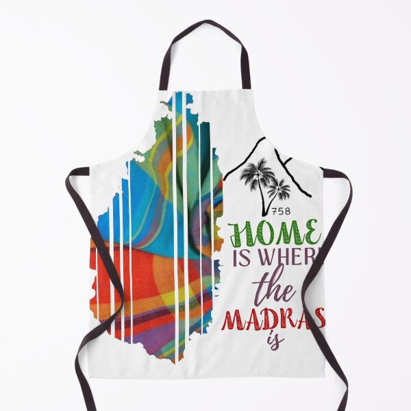 Item preview, Saint Lucia Madras Map – Home is Where the Madras Is designed and sold by ForgeCreativity.