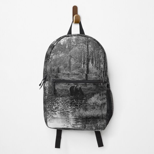 Item preview, When the rain falls. Brown bear 2025 bw designed and sold by Jouko Lehto Photography.