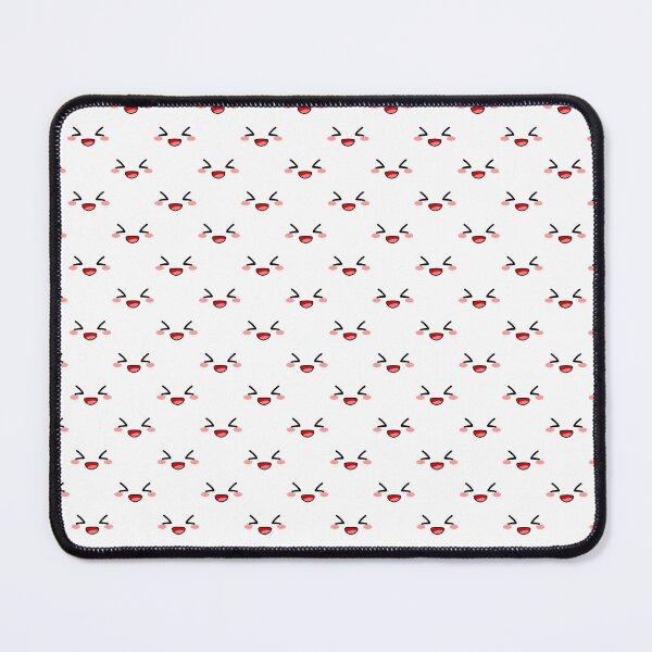 Item preview, Cute kawaii blushing excited face pattern designed and sold by BlushyPrint.