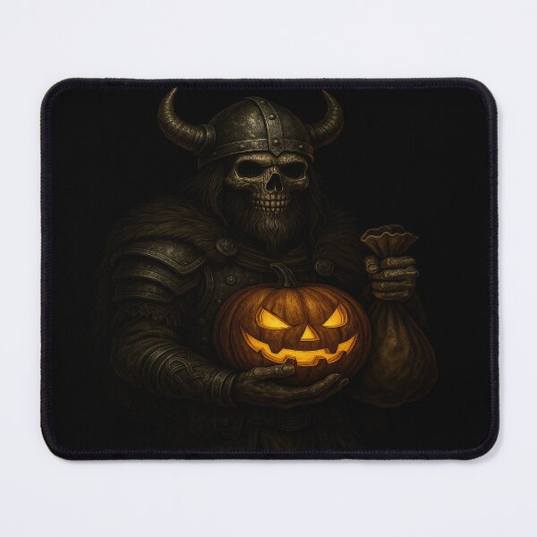 Item preview, Pumpkin Raid | Viking Halloween Sticker designed and sold by Mythborn Saga.