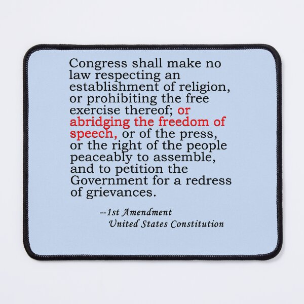 Item preview, First Amendment US Constitution   designed and sold by LoveAndDefiance.