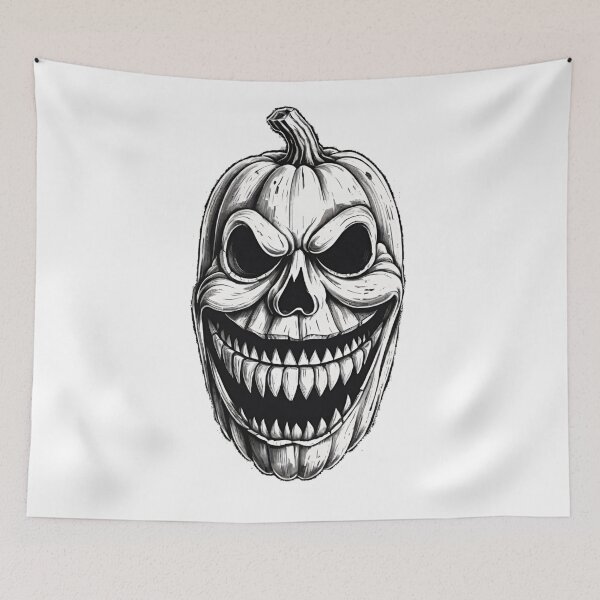Item preview, Vintage Pumpkin, Retro Halloween, Halloween Pumpkin, Halloween Art, Creepy Pumpkin, Spooky Pumpkin, Retro Design, Pumpkin Season designed and sold by Ciarka.