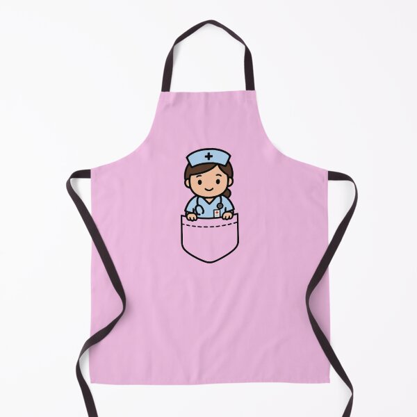Item preview, Cute Kawaii Nurse Pocket Cartoon Medical Healthcare designed and sold by chrisrivait.