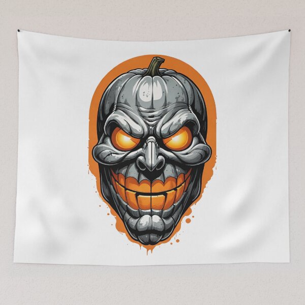 Item preview, Vintage Pumpkin, Retro Halloween, Halloween Pumpkin, Halloween Art, Creepy Pumpkin, Spooky Pumpkin, Retro Design, Pumpkin Season designed and sold by Ciarka.