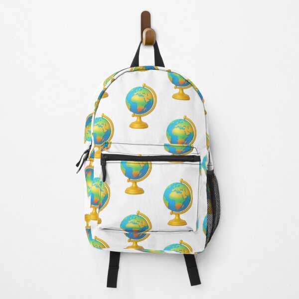 Item preview, Globe on stand showing colorful continents, perfect for back to school theme, AI generated designed and sold by dvoevnore.