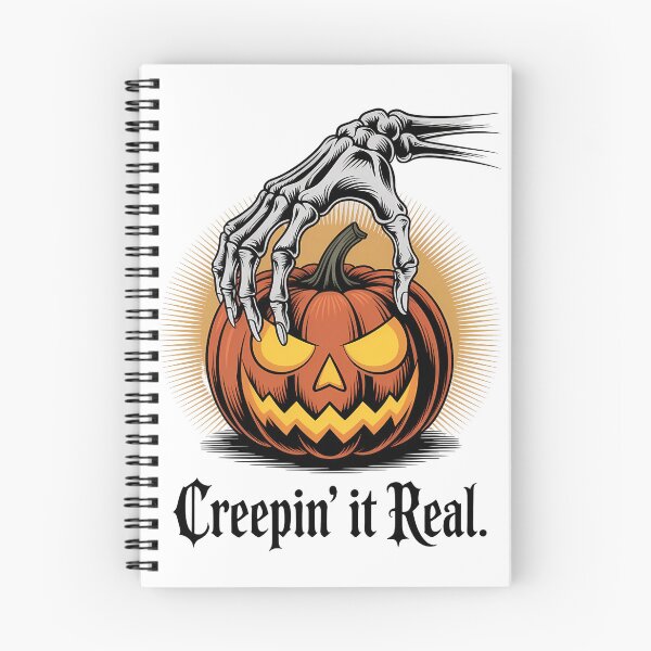 Artikelvorschau, Skeletthand mit gruseligem Kürbis Halloween entworfen und verkauft von TomxDesign.
