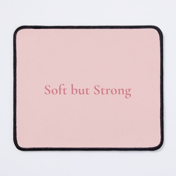 Item preview, Soft but strong | Feminine Empowerment Quote | Minimalist Typography Wall Art designed and sold by KWkindwaves.