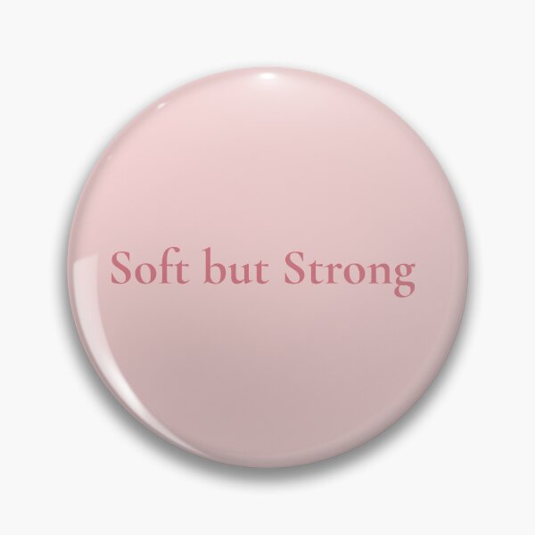 Item preview, Soft but strong | Feminine Empowerment Quote | Minimalist Typography Wall Art designed and sold by KWkindwaves.