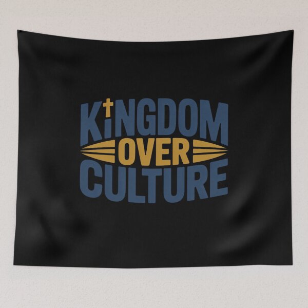 Item preview, Kingdom Over Culture ChristianLife T-Shirt | Bold Bible Verse Faith Apparel designed and sold by GlessedUp.