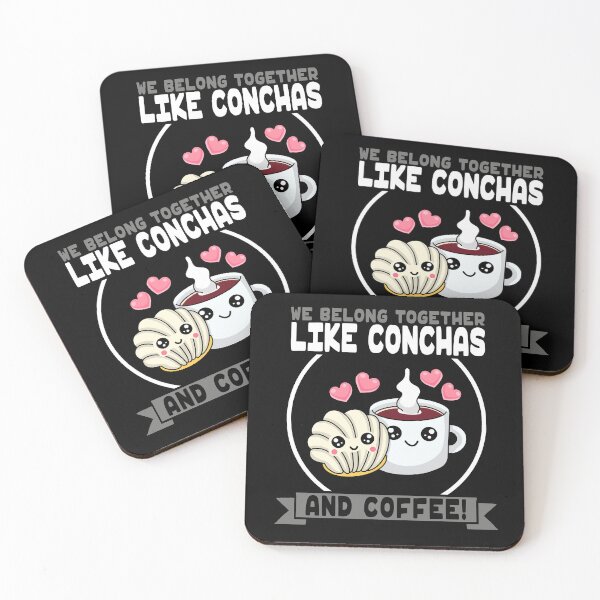 Item preview, We Belong Together Like Conchas and Coffee designed and sold by eternallygifted.