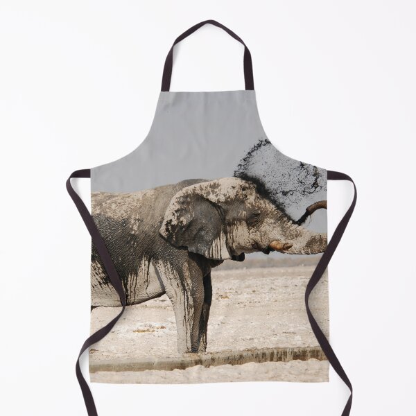 Item preview, Elephant Mud Bath – African Wildlife Photography – Animal of Africa designed and sold by DavideAntoniani.