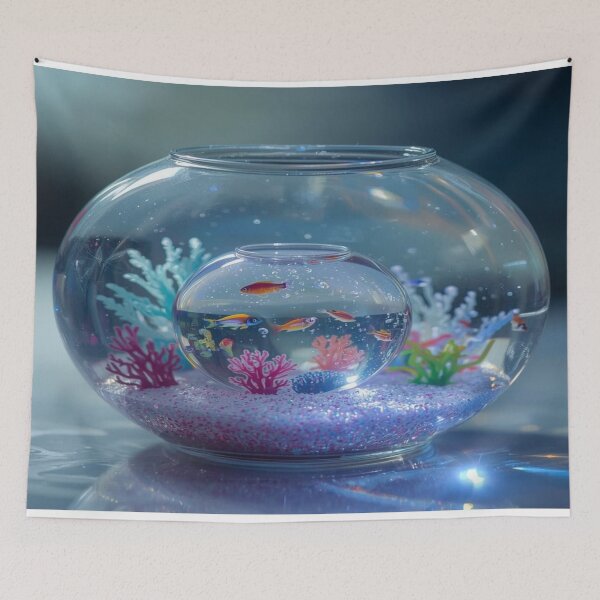 Item preview, The Infinite Aquarium designed and sold by DreamistStore.