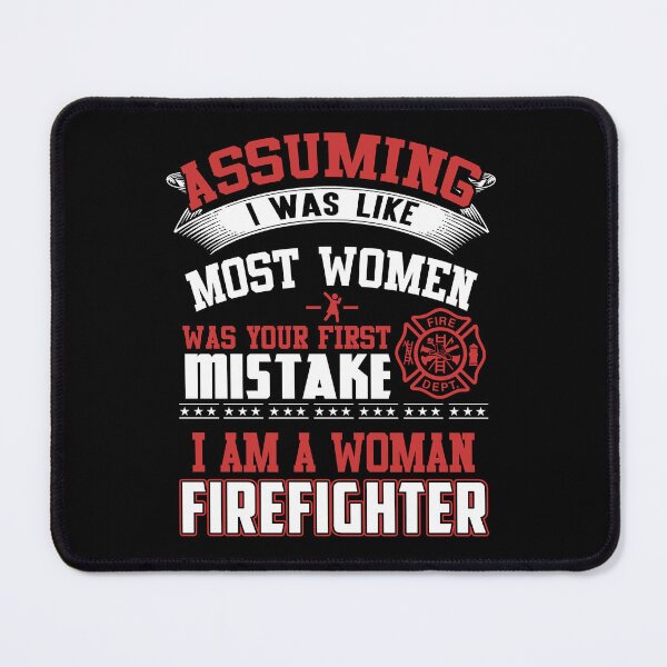Item preview, Woman firefighter mistake funny quote shirt designed and sold by Alex8536.