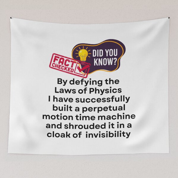 Item preview, Fame and Fortune by Defying the Laws of Physics. designed and sold by MPC-Mince-Pies.