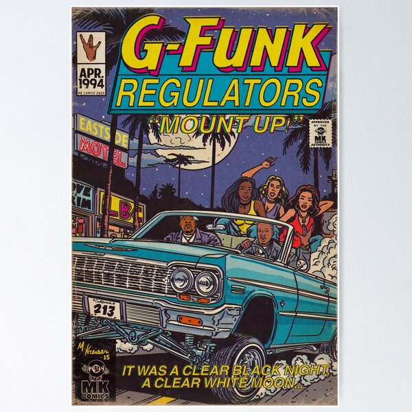 Item preview, Regulate Comic Book Parody designed and sold by FineArtofMK.