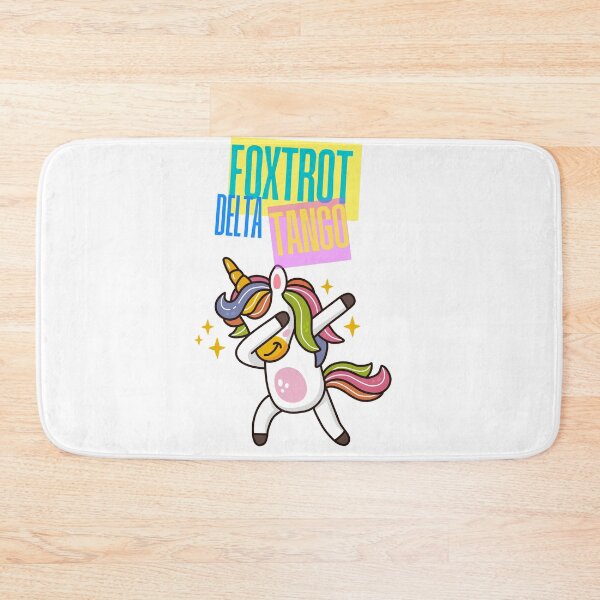 Item preview, Happy Unicorn - Foxtrot Delta Tango designed and sold by TMK Originals.