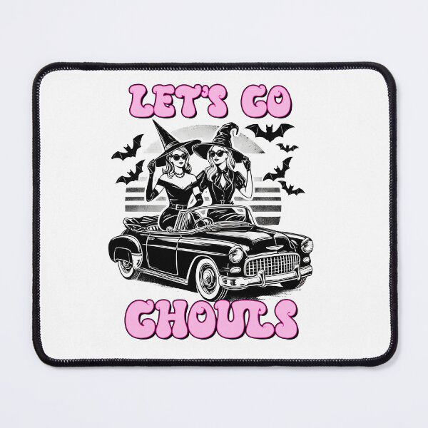 Item preview, Let’s Go Ghouls – Retro Witch Car Halloween Aesthetic designed and sold by TakeOnline247.