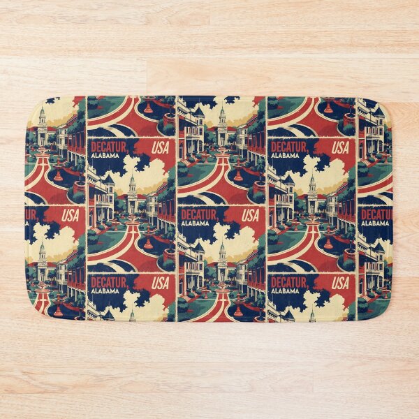 Item preview, Decatur Alabama 1950s USA Vintage Travel Tourism  designed and sold by TravelersGems.