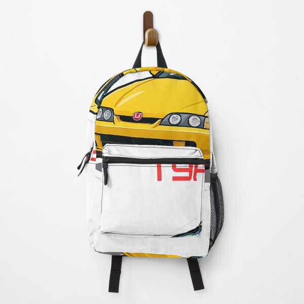 Item preview, Yellow Honda Integra Type R Cartoon Sticker V2 designed and sold by motivationsmega.