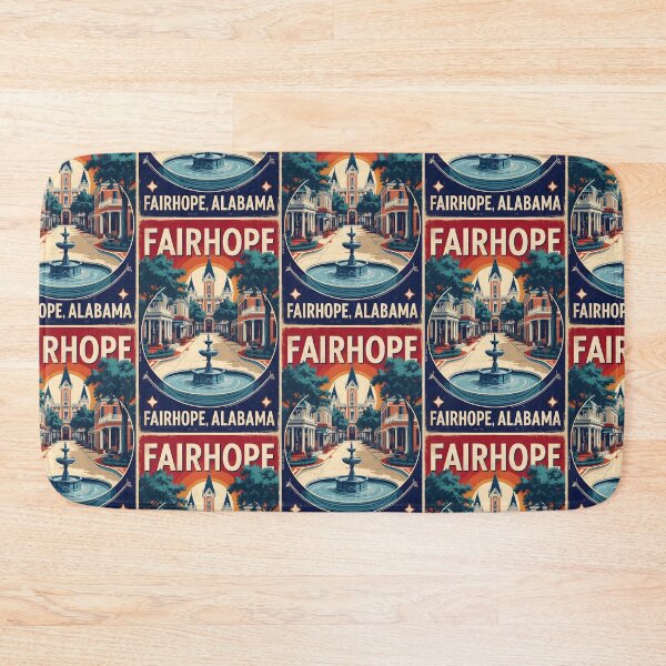 Item preview, Fairhope Alabama 1950s USA Vintage Travel Tourism  designed and sold by TravelersGems.