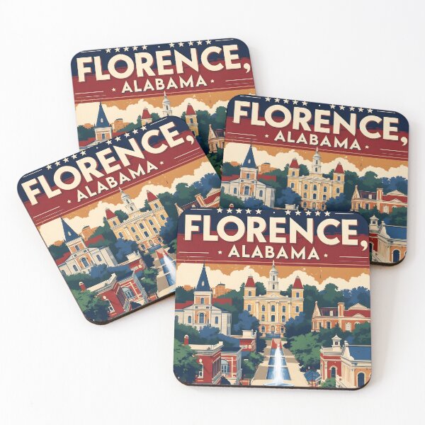 Item preview, Florence Alabama 1950s USA Vintage Travel Tourism  designed and sold by TravelersGems.